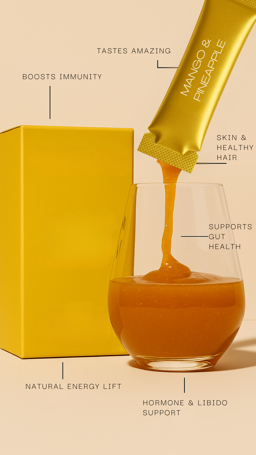 SEA MOSS MANGO & PINEAPPLE SACHETS