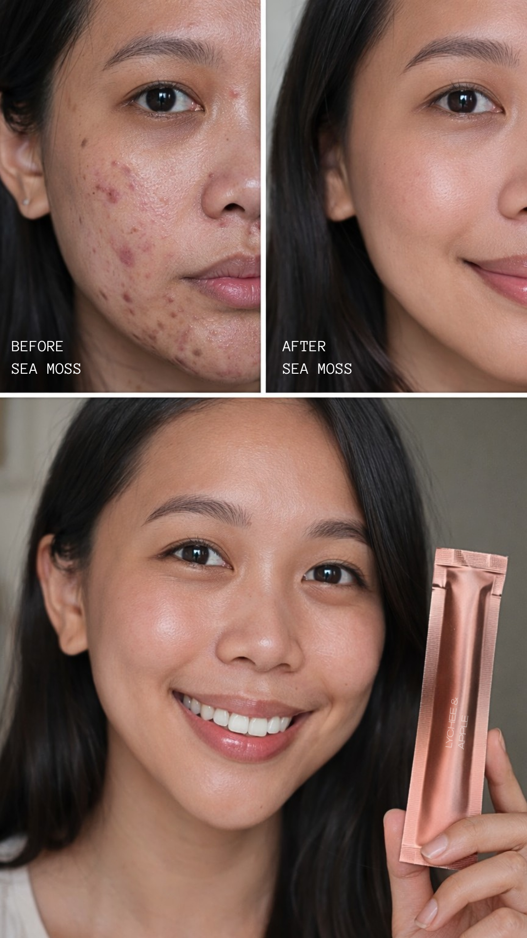 SEA MOSS LYCHEE & APPLE SACHETS