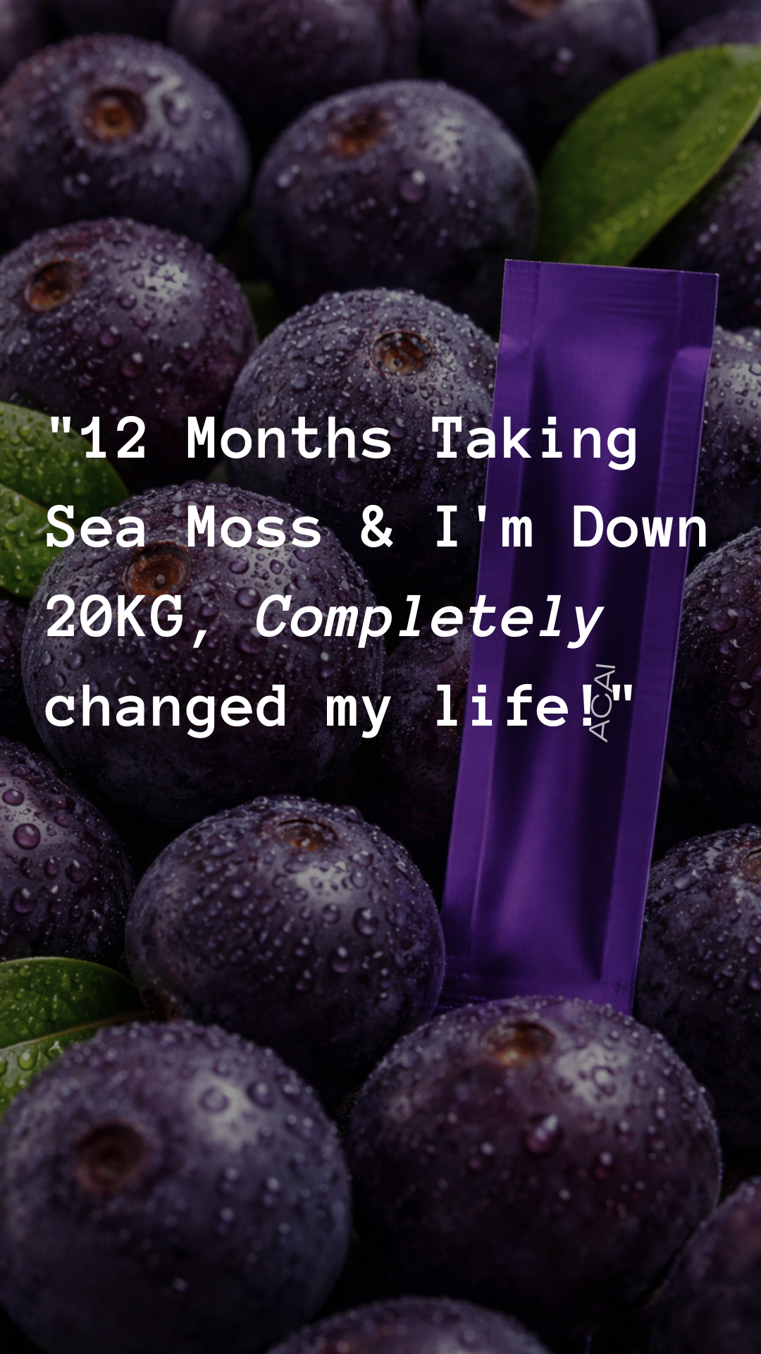 SEA MOSS ACAI SACHETS